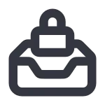 Arhive Alt Small Lock SVG Icon